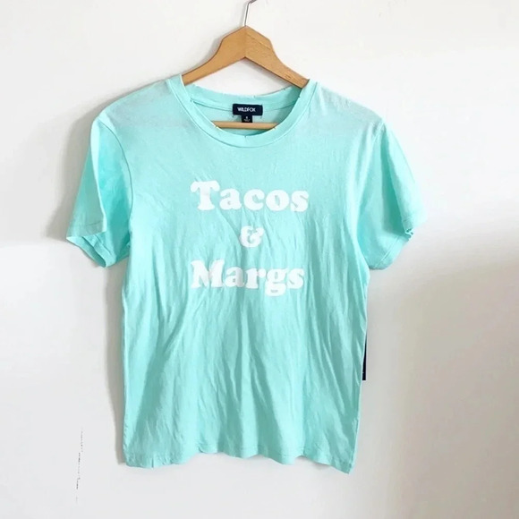 Wildfox tacos and Margaritas distressed graphic t-shirt - Picture 2 of 9